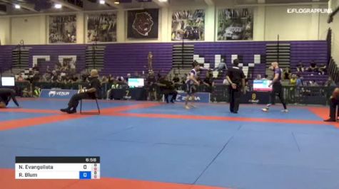 Nicole Evangelista vs Rachel Blum 2018 Pan Jiu-Jitsu IBJJF No Gi Championship