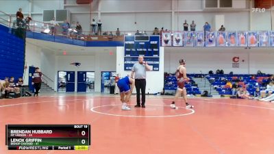 132 lbs Semis & Wb (16 Team) - Lenox Griffin, Bishop Chatard vs Brendan Hubbard, Mt Vernon