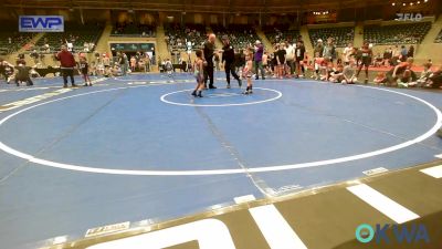 43 lbs Semifinal - Rory Rice, Coweta 12u vs Marty Cablay, The Leftovers