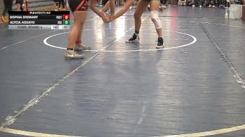 135 lbs Cons. Round 4 - Sophia Stewart, Post Falls High School vs Alycia Aguayo, Blackfoot High School