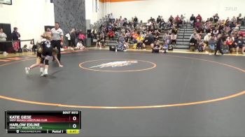 B-5 lbs Quarterfinal - Harlow Exline, Iowa City Wrestling Club vs Katie Giese, West Branch Wrestling Club