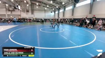 83 lbs Quarterfinal - Noah Johnson, Lil Dons Wrestling Club vs Giselle Jade Valverde, NB Elite Wrestling Club