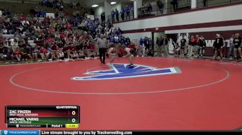 152 lbs Quarterfinal - Zac Finzen, West Sioux, Hawarden vs Michael Varns, Akron-Westfield