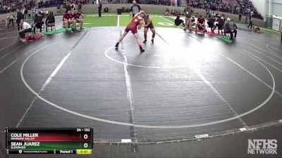 132 lbs Cons. Round 1 - Cole Miller, Pahrump Valley vs Sean Juarez, Eldorado