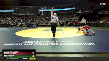 113 lbs Quarterfinal - Eli Collier, Owen Valley vs Caleb Schaefer, Evansville Mater Dei