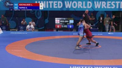 87 kg 1/8 Final - Luka Kochalidze, Georgia vs Eleftherios Pappas, Greece