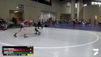 144 lbs Round 5 (6 Team) - Grier Hunt, Assassins Pink vs Kyle Brown, BHWC/ Florida Supreme