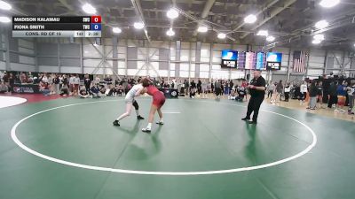 53 kg Cons. Rd Of 16 - Madison Kalamau, Spire Wrestling Club vs Fiona Smith, Tarleton Wrestling Club
