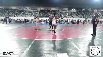 138 lbs Final - Ki`Morah Cathey, Tulsa Union Girls vs Alexis Caldwell, Del City Middle School