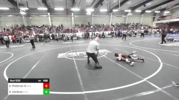 57 lbs Rr Rnd 4 - Steve Philbrick IV, Badlands WC vs Kaius Cordova, Stout Wr Acd