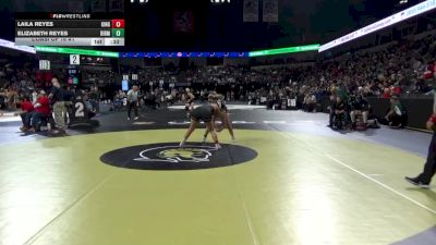 155 lbs Consi Of 16 #1 - Laila Reyes, Kingsburg (CS) vs Elizabeth Reyes, Birmingham (LA)