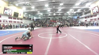 138 lbs Champ. Round 1 - Cole Biter, Poston Butte vs Lejon Bundang, Mica Mountain