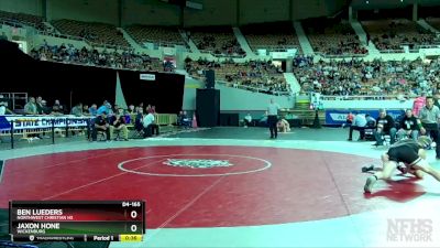 D4-165 lbs 3rd Place Match - Jaxon Hone, Wickenburg vs Ben Lueders, Northwest Christian HS