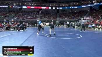 3A-138 lbs Champ. Round 2 - Aidan Ehlinger, Linn-Mar vs Wil Oberbroeckling, Southeast Polk