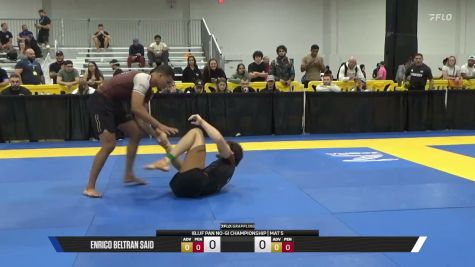 Daniel Fernandes Cruz De Souza vs Enrico Beltran Said 2026 Pan IBJJF Jiu-Jitsu No-Gi Championship