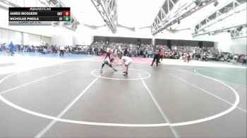 96-M lbs Consi Of 8 #2 - James McQueen, Grit Mat Club vs Nicholas Pinola, Barn Brothers