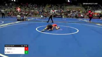 64 lbs Consolation - Casen Becker, Black Fox vs Brent Golz, Reign WC