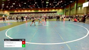 100 lbs Consi Of 16 #2 - Sofie Ghasabyan, Eaglecrest vs Alexis Saavedra, Cleveland