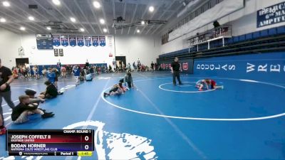 63 lbs Champ. Round 1 - Joseph Coffelt Ii, Eastside United vs Bodan Horner, Natrona Colts Wrestling Club