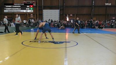 145 lbs Quarterfinal - Johnny Carrozza, Ridgefield High/gps vs Joseph Guastella, Wyoming Seminary