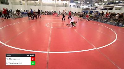52 lbs Consolation - Willy Moreau, Doughboys WC vs Lucas Thompson, None