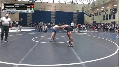 285 lbs Round Of 16 - Christian Soto, Miami Southridge vs Noah Knorp, Notre Dame Green Pond