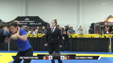 Sesily Michelle Vinson vs Emily Brandt Kerr-Finell 2026 Pan IBJJF Jiu-Jitsu No-Gi Championship