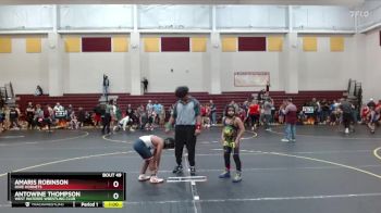 Semifinal - Antowine Thompson, West Wateree Wrestling Club vs Amaris Robinson, Dixie Hornets