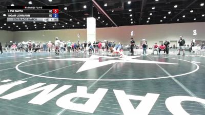 132 lbs 5th Place Match - Levi Smith, OK vs Noah Lohmann, OK