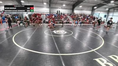 150 lbs Round 1 (16 Team) - Mathew/Lucas Johnson, Broomfield vs Myer Dekruif, Berthoud