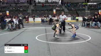 60 lbs Final - Chase Wright, American vs Dante Depaul, Williamstown
