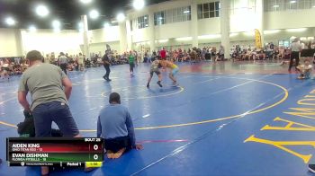 144 lbs Round 4 (16 Team) - Evan Dishman, Florida Pitbulls vs Aiden King, Ohio Titan Red