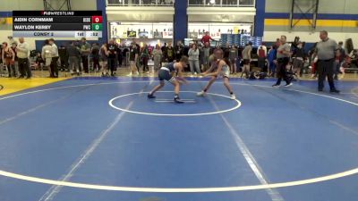 101 lbs Consy 2 - Aidin Cornmam, Kiski Area vs Waylon Kerby, Pwc