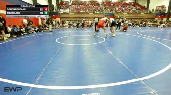 215 lbs Semifinal - Cole Breneman, Bixby HS Boys vs Aiden Lane, Pryor Tigers Wrestling