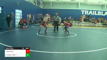 126 lbs Semifinal - Ismael Ramirez, Dodge City vs Kamorii Hicks UNA, Allen