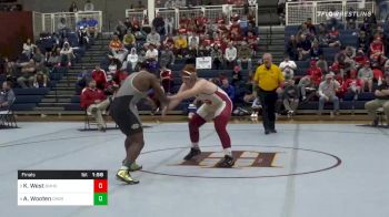 220 lbs Final - Kyle West, Brother Martin High School vs Al Wooten, Christian Brothers