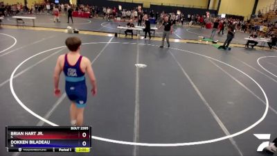 150 lbs 3rd Place Match - Brian Hart Jr., IL vs Dokken Biladeau, IA