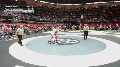 150 lbs Cons. Sub-quarters - Dalton Oberly, Waynedale vs Austyn McWhorter, Adena