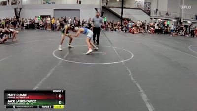 106 lbs Round 1 (8 Team) - Jack Jasionowicz, Pocono Regional WC vs Matt Ruane, Pirates WC White