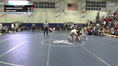 190 lbs Semifinal - Dusty Cook, Xavier, Cedar Rapids vs Quinton Alexander, Prairie, Cedar Rapids