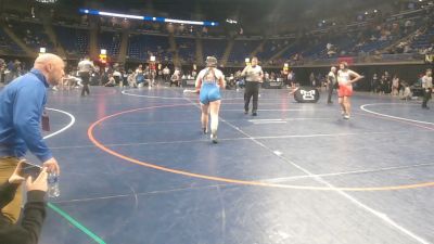 160 lbs Quarterfinal - Mirra Harbaugh, Chambersburg vs Kyleigh Yohe, Selinsgrove