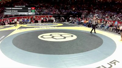 D3-150 lbs Semifinal - Caleb Greenwood, Beachwood vs Caleb Ryman, Covington