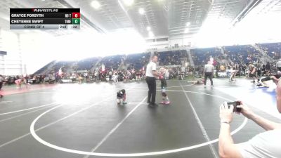 74 lbs Rr Rnd 3 - Zuri Kee, Ganado WC vs Iliana Boggust, Yucaipa Thunder WC