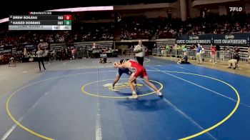 D 3 138 lbs Cons. Round 3 - Drew Soileau, Basile vs Kaiser Robbins, Erath