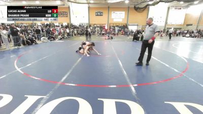 175 lbs Quarterfinal - Lucas Alvan, Ludlow vs Shamus Pease, Medomak Valley