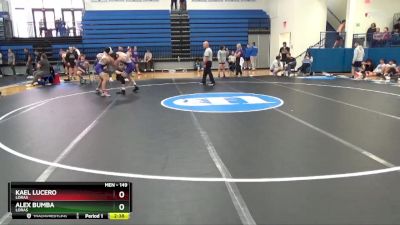 149 lbs Cons. Semi - Kael Lucero, Loras vs Alex Bumba, Loras