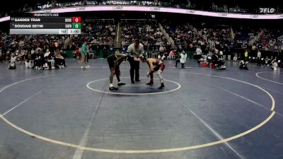 3A 106 lbs Champ. Round 1 - Soudais Seyni, Eastern Guilford vs Sander Tran, South Central High School