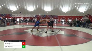 285 lbs Consolation - Matt Long, Gannon vs Blake Querio, Michigan