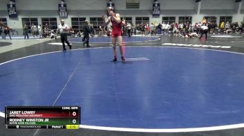 174 lbs Cons. Semi - Rodney Winston Jr, Notre Dame Falcons vs Jaret Lowry, Ohio Wesleyan University