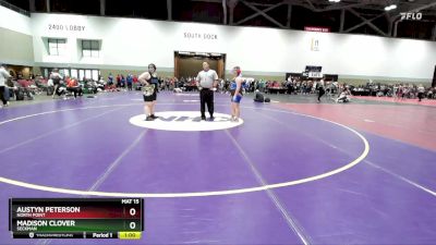 235 lbs Quarterfinal - Madison Clover, Seckman vs Austyn Peterson, North Point